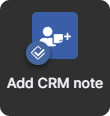 Add CRM note action